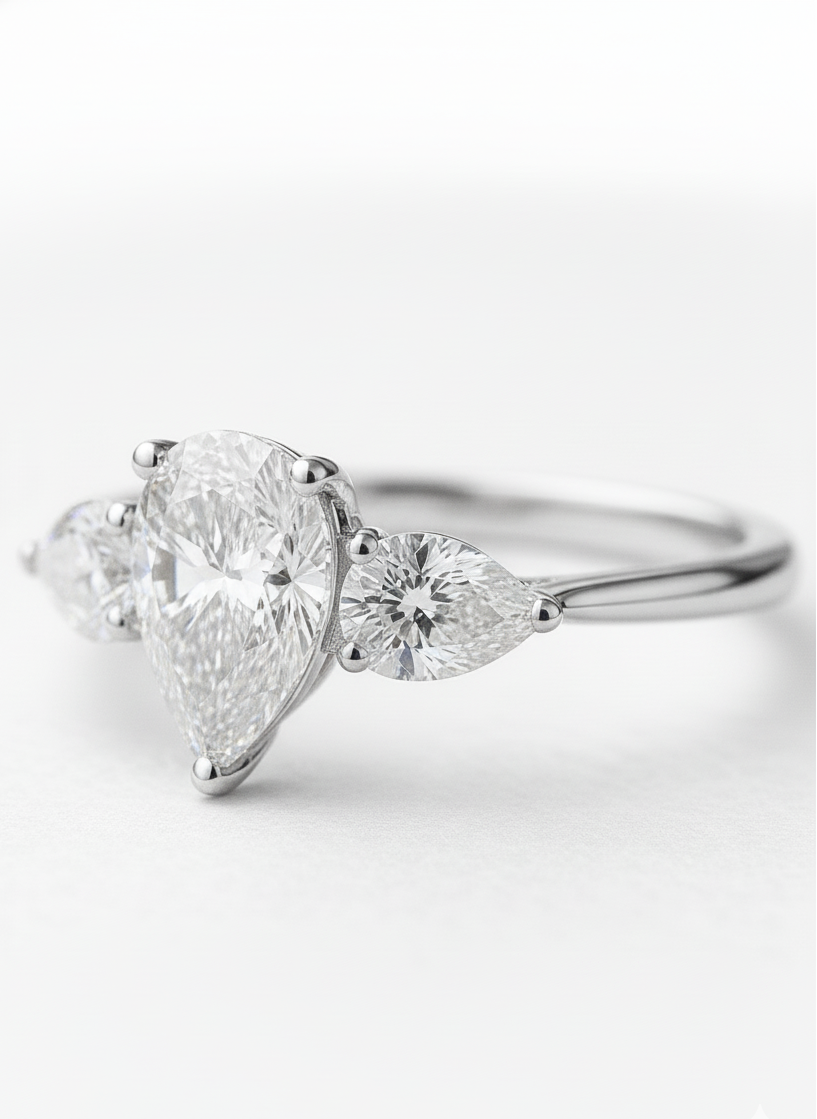 Ziyan Lab Diamond Ring – Purple Charm - Fiona Diamonds - Fiona Diamonds