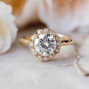 Trembly 1ct Round Lab Diamond Ring - Fiona Diamonds - Fiona Diamonds