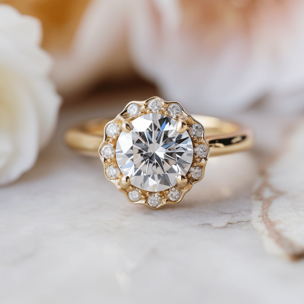 Trembly 1ct Round Lab Diamond Ring - Fiona Diamonds - Fiona Diamonds