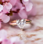Relish 1ct Heart Lab Diamond Ring - Fiona Diamonds - Fiona Diamonds