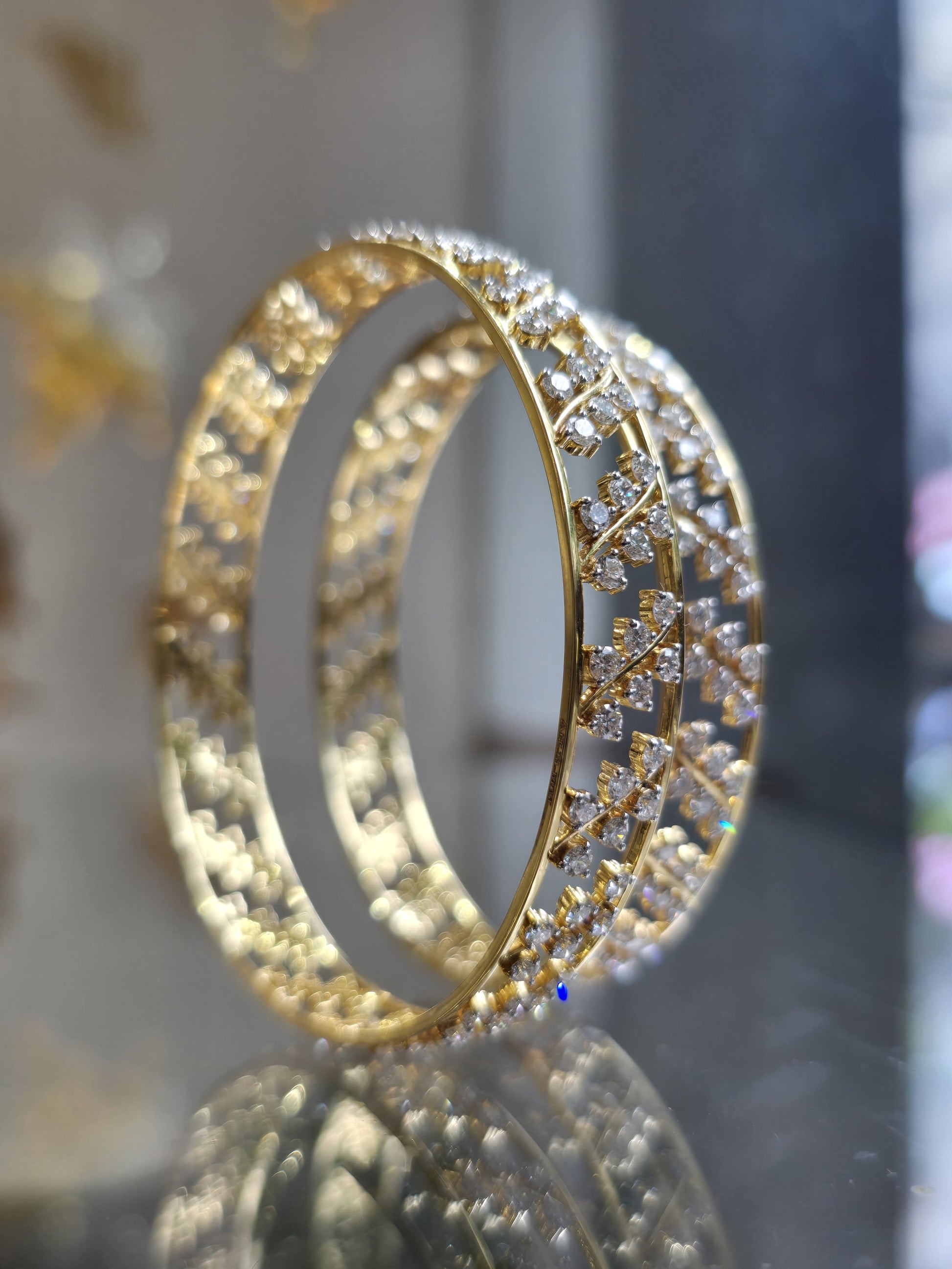 Ariadne Lab Grown Diamond Bangle – Mythical Beauty, Ethical Design - Fiona Diamonds - Fiona Diamonds