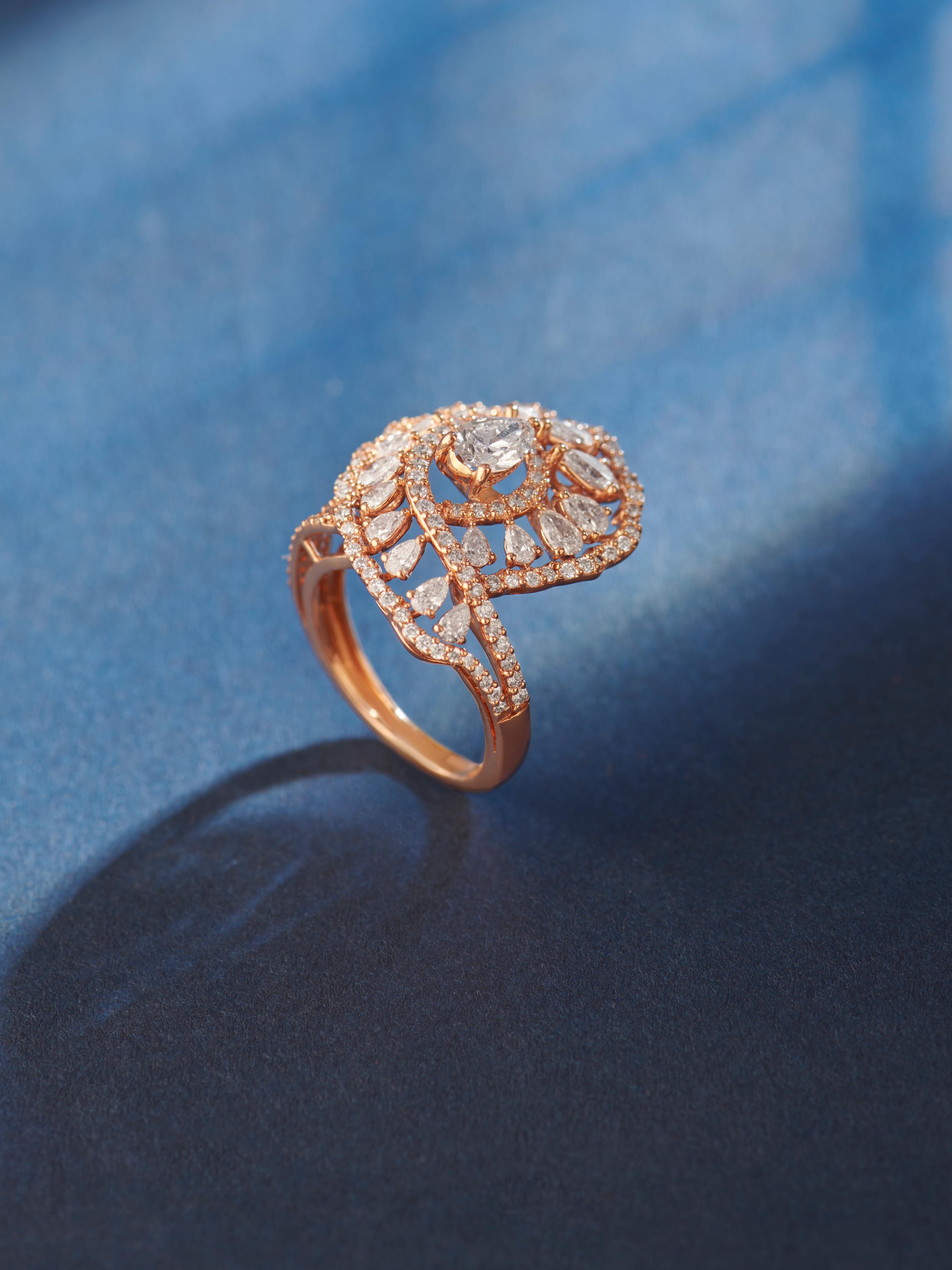 Vespera Lab Diamond Ring - Radiant & Chic - Fiona Diamonds - Fiona Diamonds