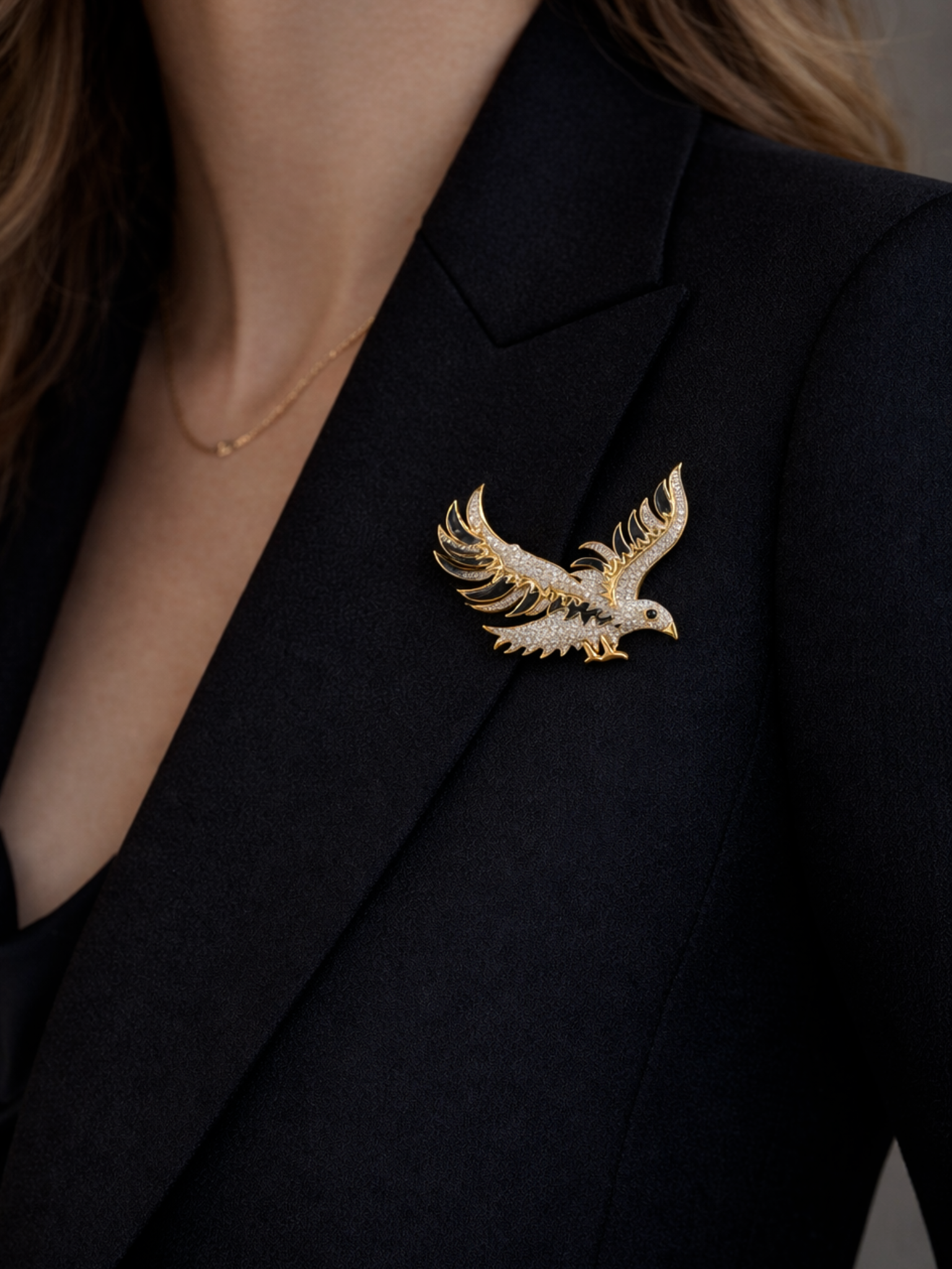 Eagle Lab Diamond Brooch – Grace Redefined - Fiona Diamonds - Fiona Diamonds