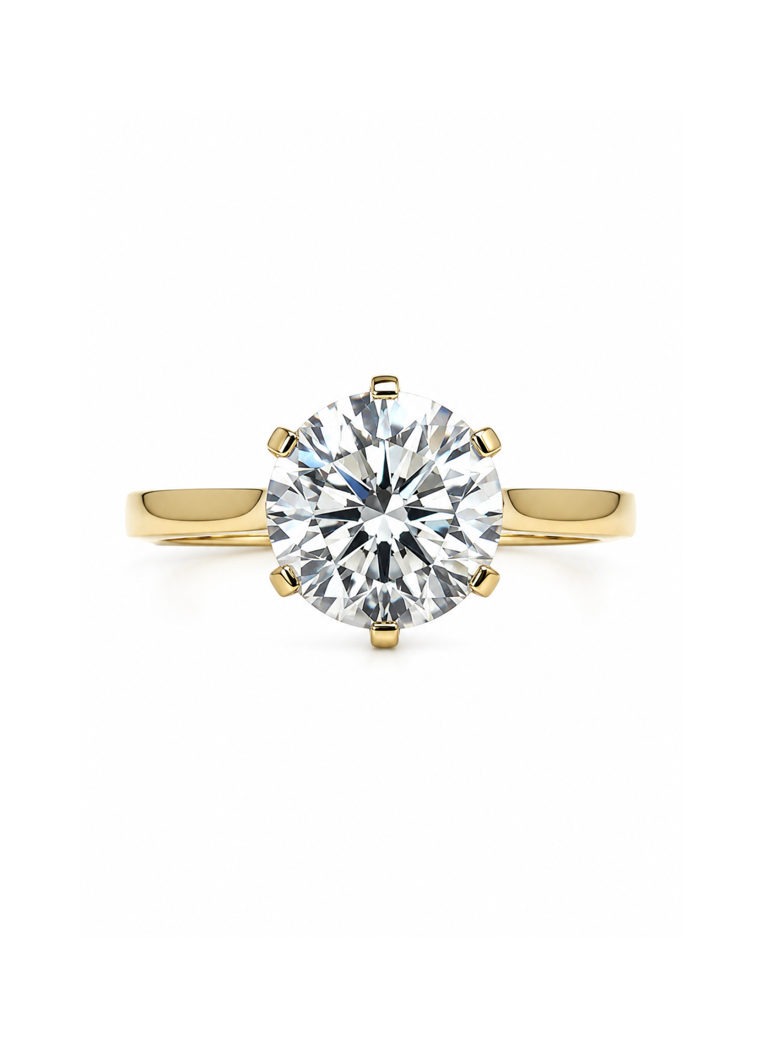 Flare Solitaire 73 Pointer Lab Diamond Ring