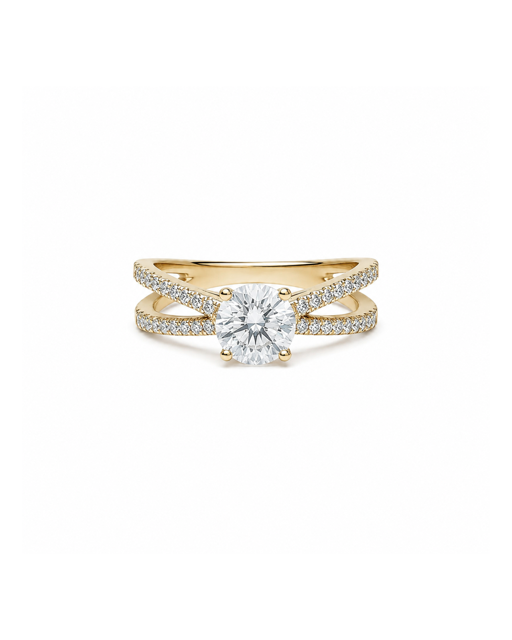 Elyzora 57 Pointer Lab Diamond Ring