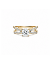 Elyzora 57 Pointer Lab Diamond Ring