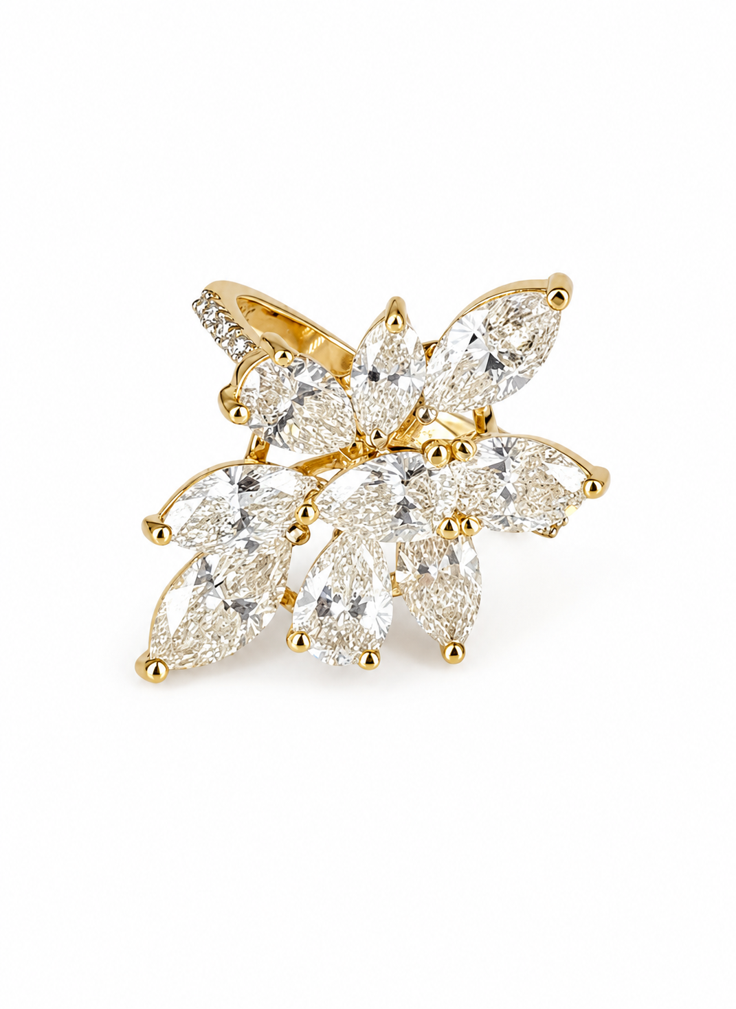 Ivory Crest Lab Diamond Ring