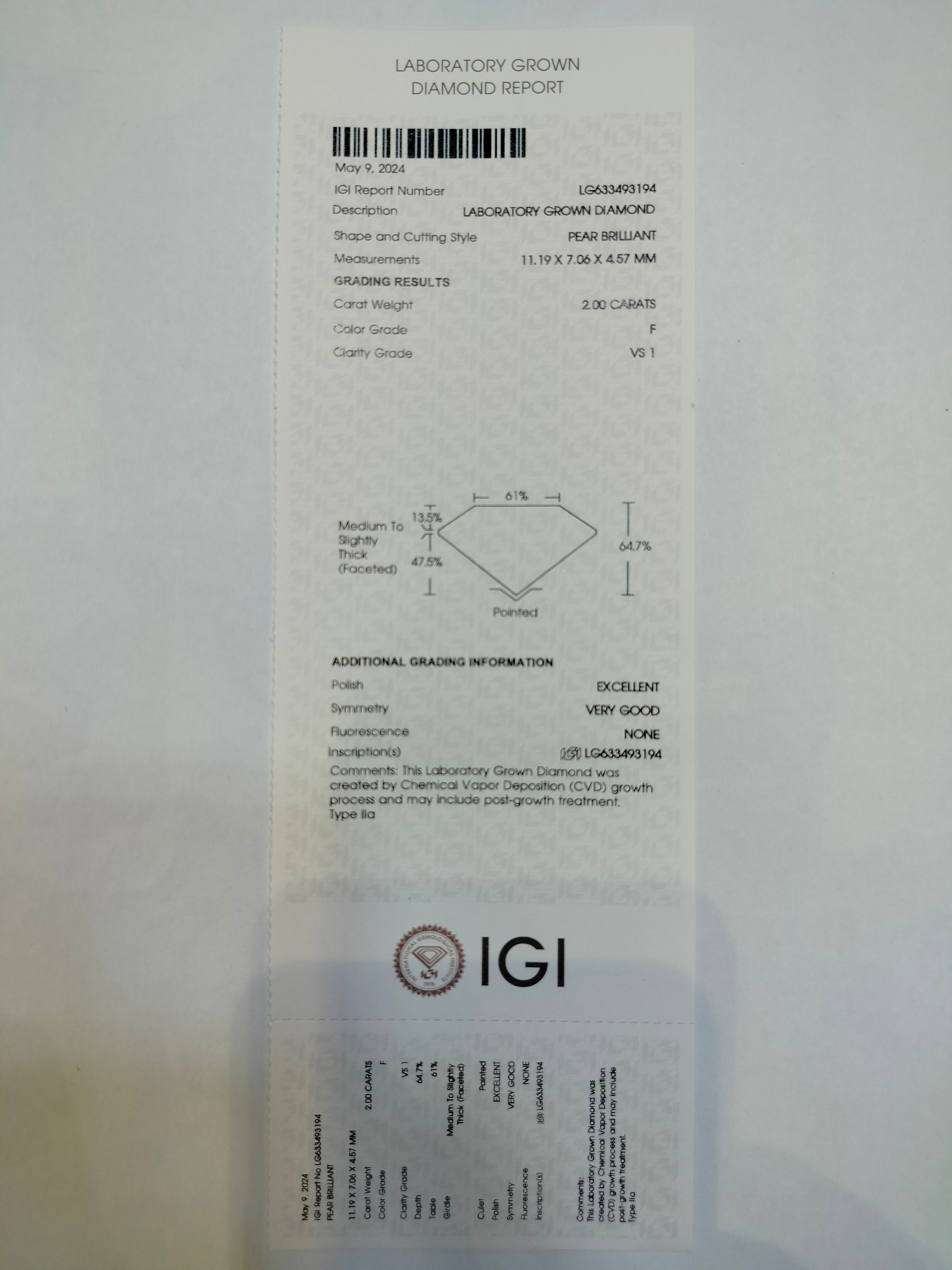 Talyra Lab Diamond Necklace – Timeless Elegance - Fiona Diamonds - Fiona Diamonds