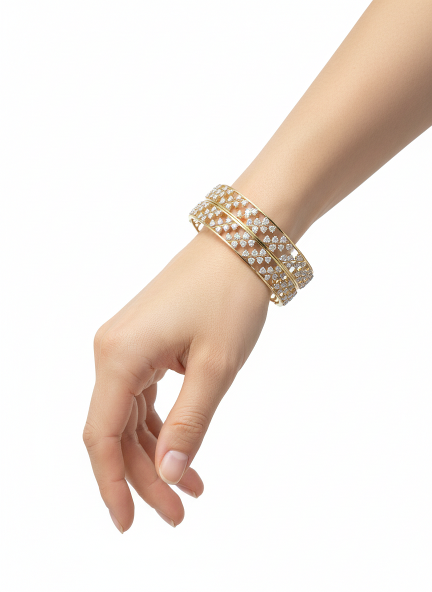 Ariadne Lab Grown Diamond Bangle – Mythical Beauty, Ethical Design - Fiona Diamonds - Fiona Diamonds