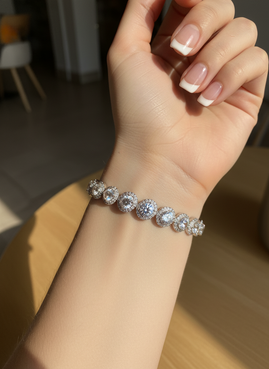 Twilight Spark Lab Diamond Bracelet - Fiona Diamonds - Fiona Diamonds