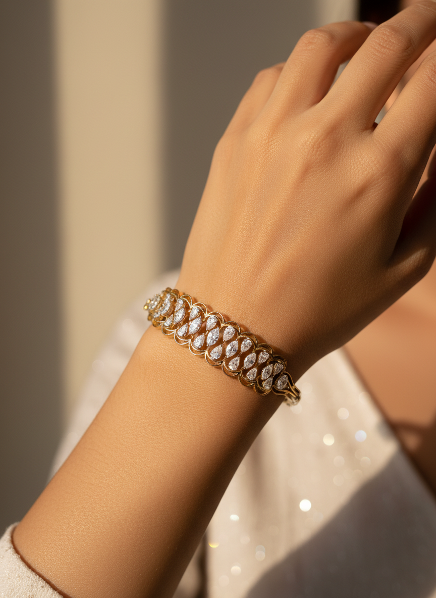 Aura Shine Lab Diamond Bracelet - Fiona Diamonds - Fiona Diamonds