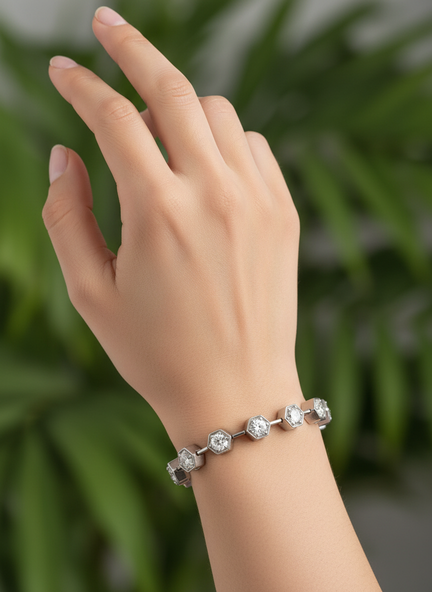 Luma Chic 0.09 Pointers Lab Diamond Bracelet