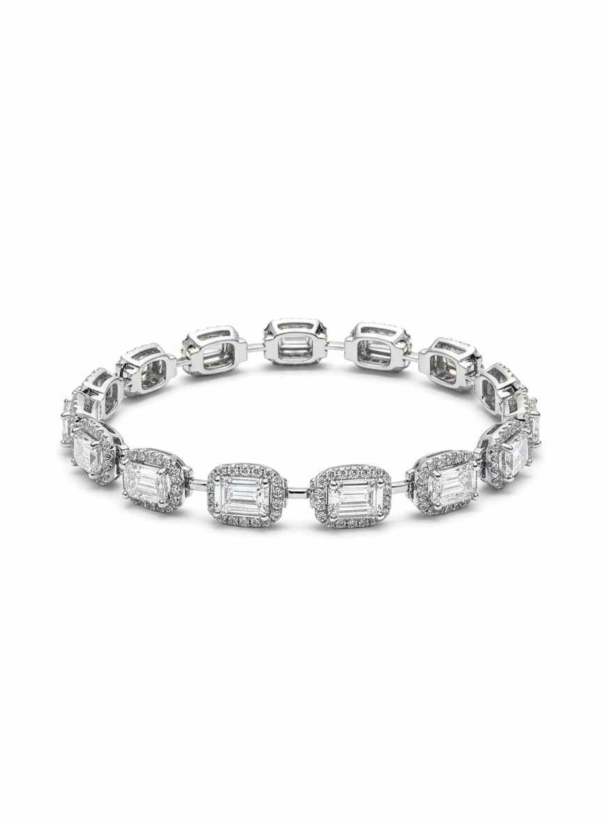 Lingling Lab Diamond Bracelet - Dainty Radiance