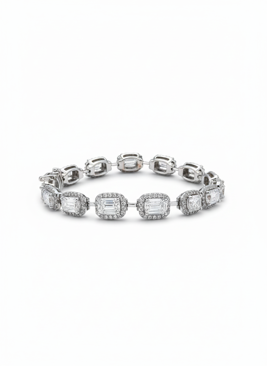 Lingling Lab Diamond Bracelet - Dainty Radiance
