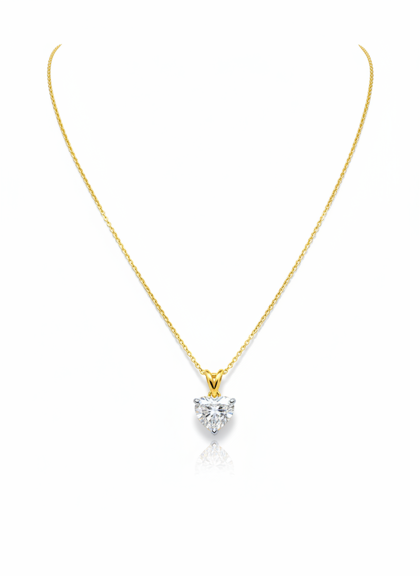 Midnight Crest 1ct Lab Diamond Pendant