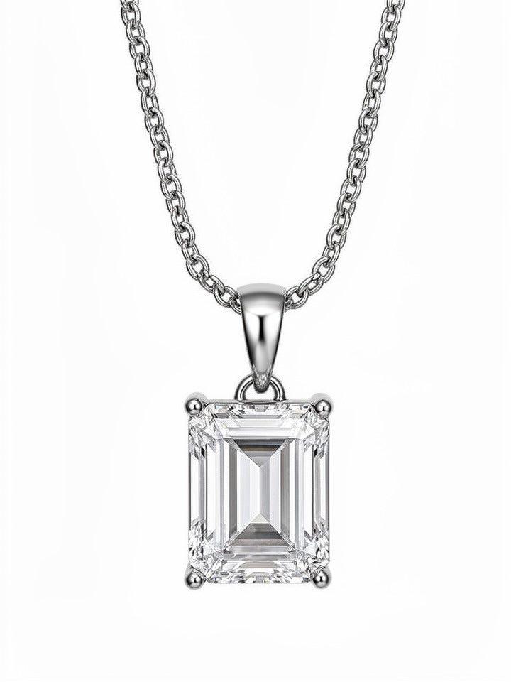 2ct Emerald Lab Diamond Pendant
