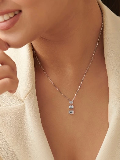 Amara Lab Diamond Pendant - Timeless Beauty - Fiona Diamonds - Fiona Diamonds