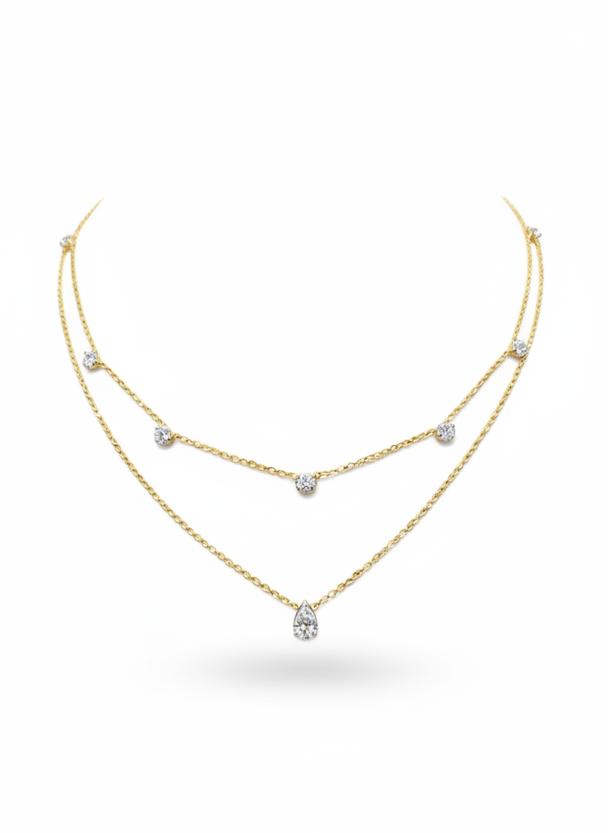 Serene Echo Lab Diamond Pendant