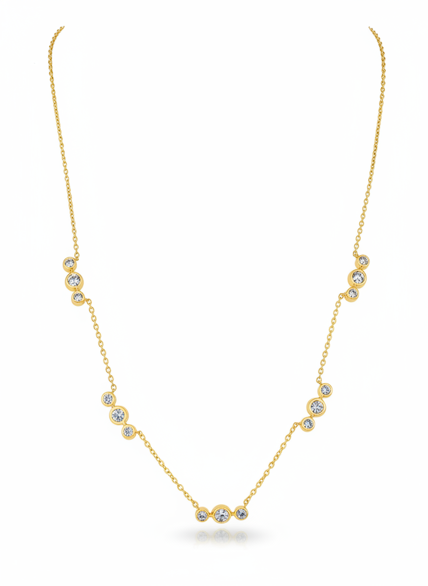 Royal Bloom Lab Diamond Pendant - Fiona Diamonds - Fiona Diamonds