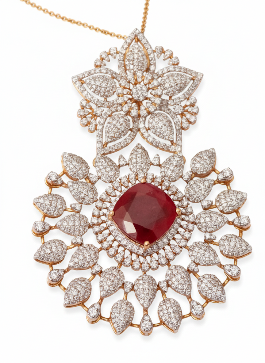 Cressida Lab Grown Diamond Pendant – Regal, Ethical, Beautiful