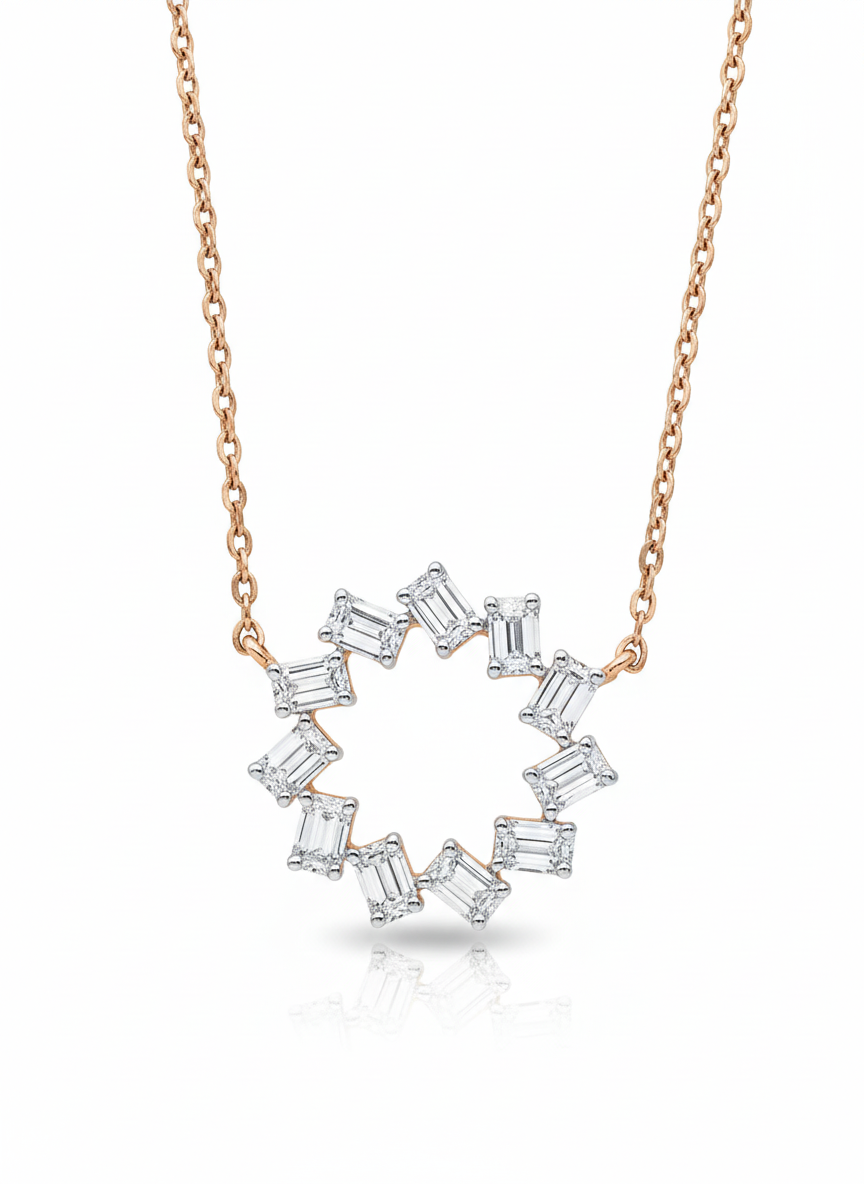 Yueqin Lab Diamond Pendant – Moonlight Muse