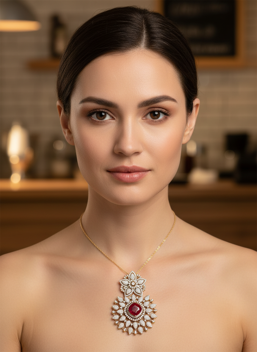 Cressida Lab Grown Diamond Pendant – Regal, Ethical, Beautiful