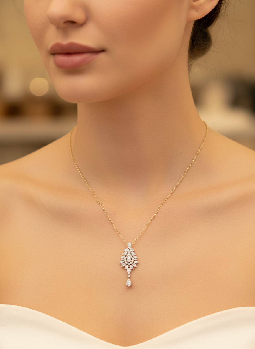 Tamrynn Lab Diamond Pendant - Sophisticated Elegance