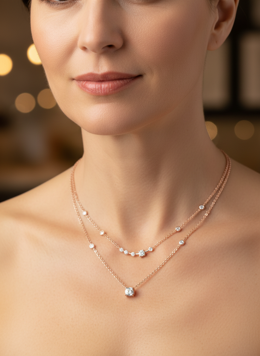 Faeliryn Lab Diamond Pendant – Unique & Stylish