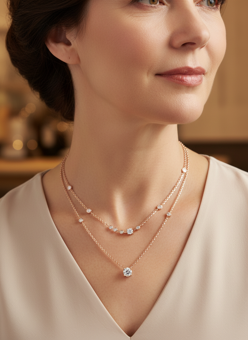 Faeliryn Lab Diamond Pendant – Unique & Stylish