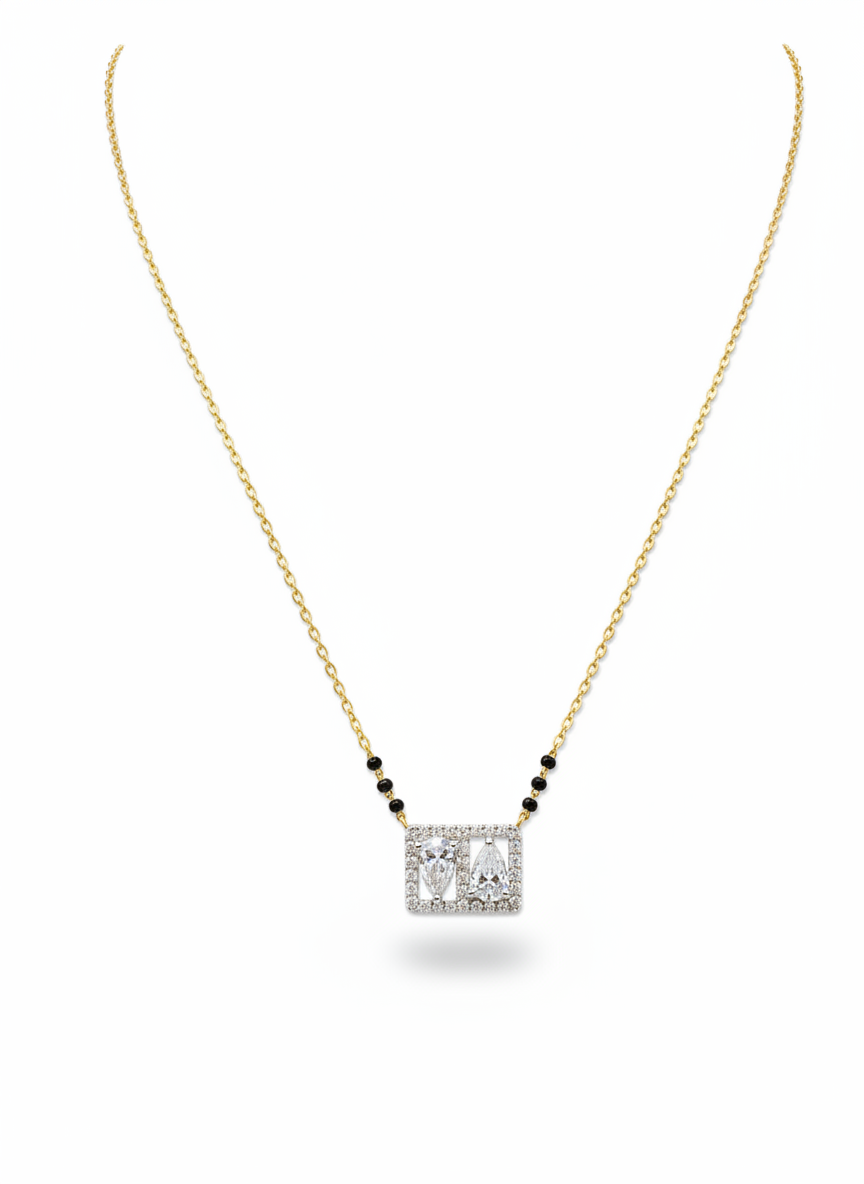 Celestial Mirage Lab Diamond Mangalsutra