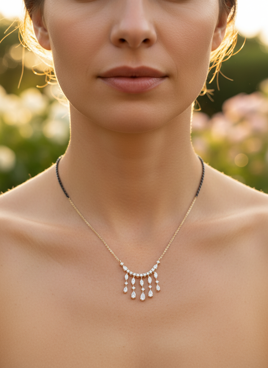 Aarura Lab Diamond Mangalsutra