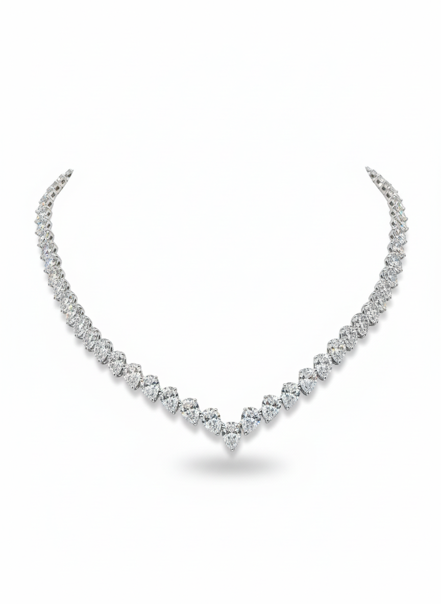 Twilight Shimmer Lab Diamond Necklace