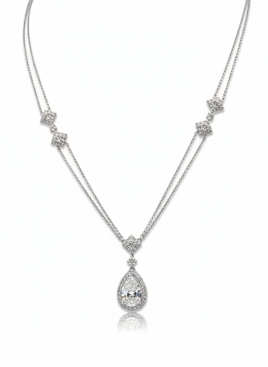 Dusk Memory Lab Diamond Necklace