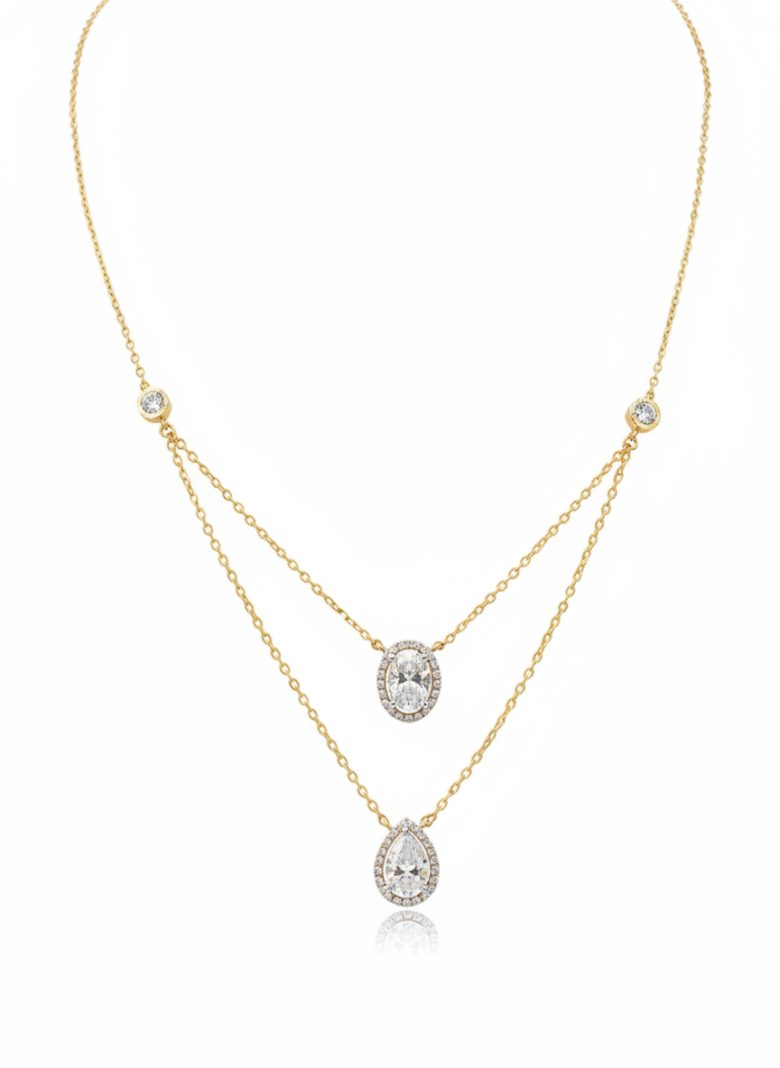Serene Horizon Lab Diamond Necklace