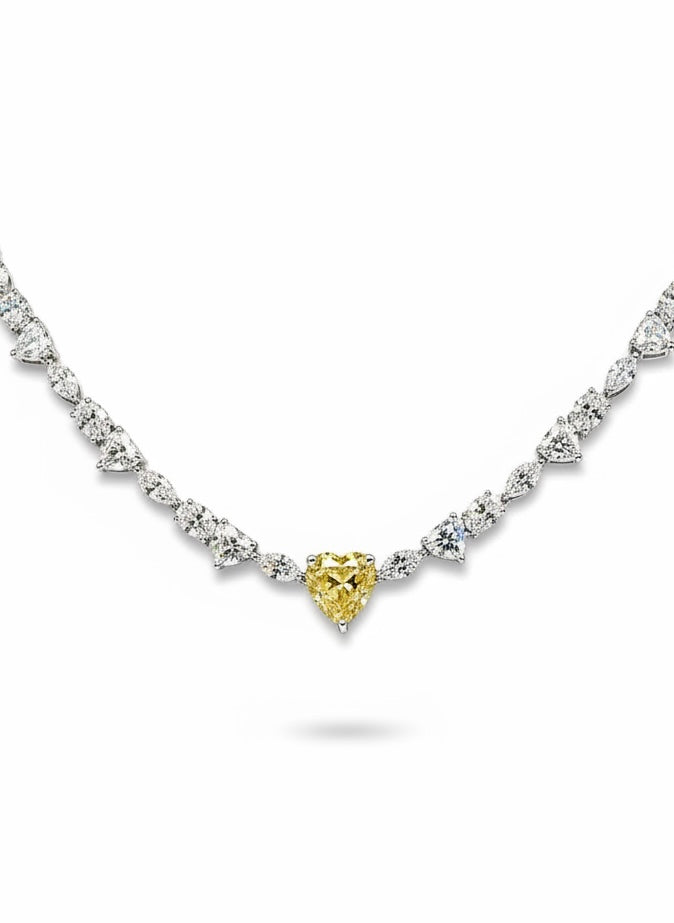 Lingfei Lab Diamond Necklace – Glowing Essence