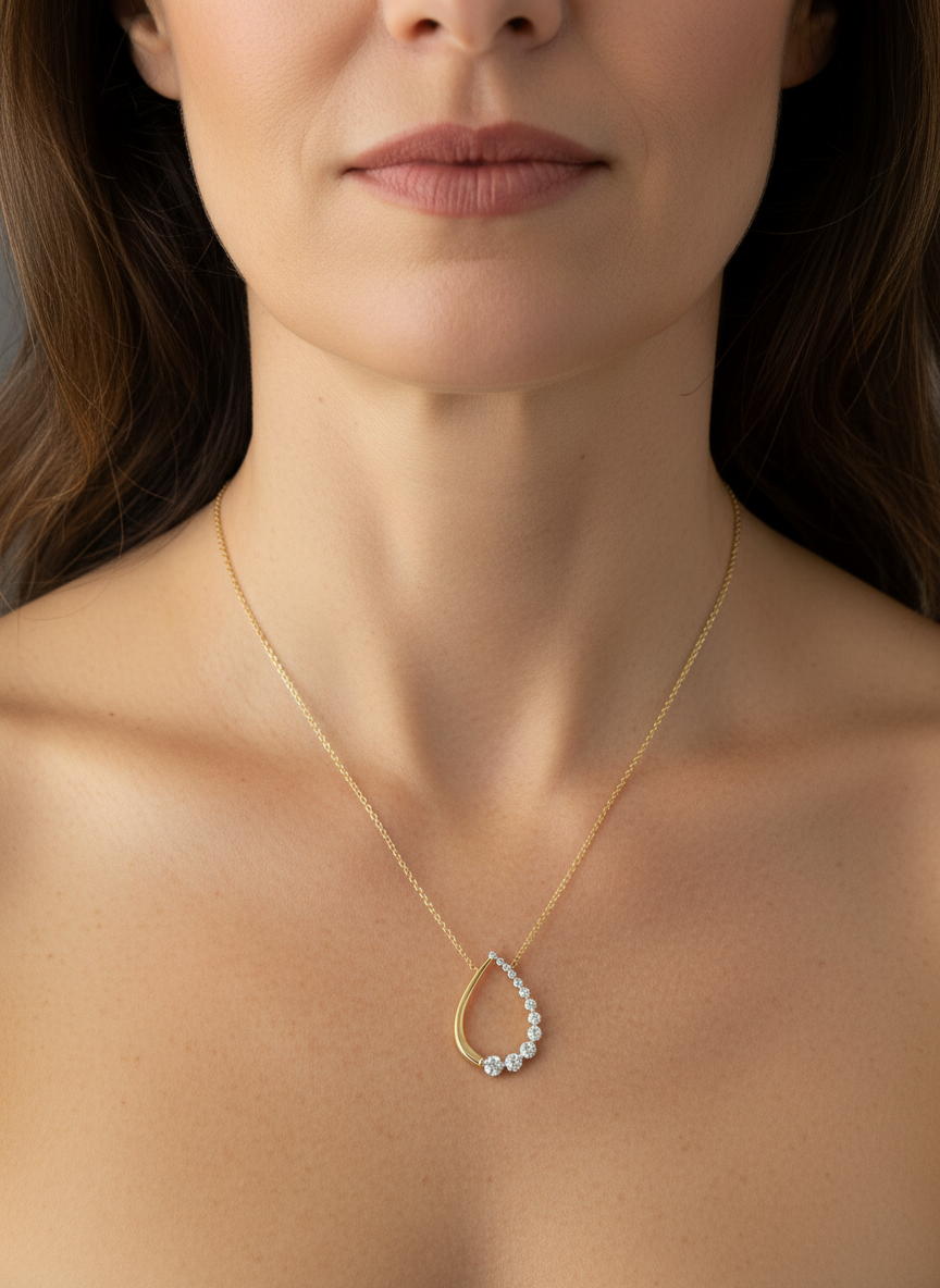 Ina Curl Lab Diamond Necklace
