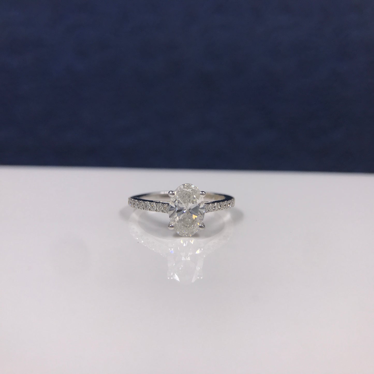 Sylph 1ct Oval Lab Diamond Ring