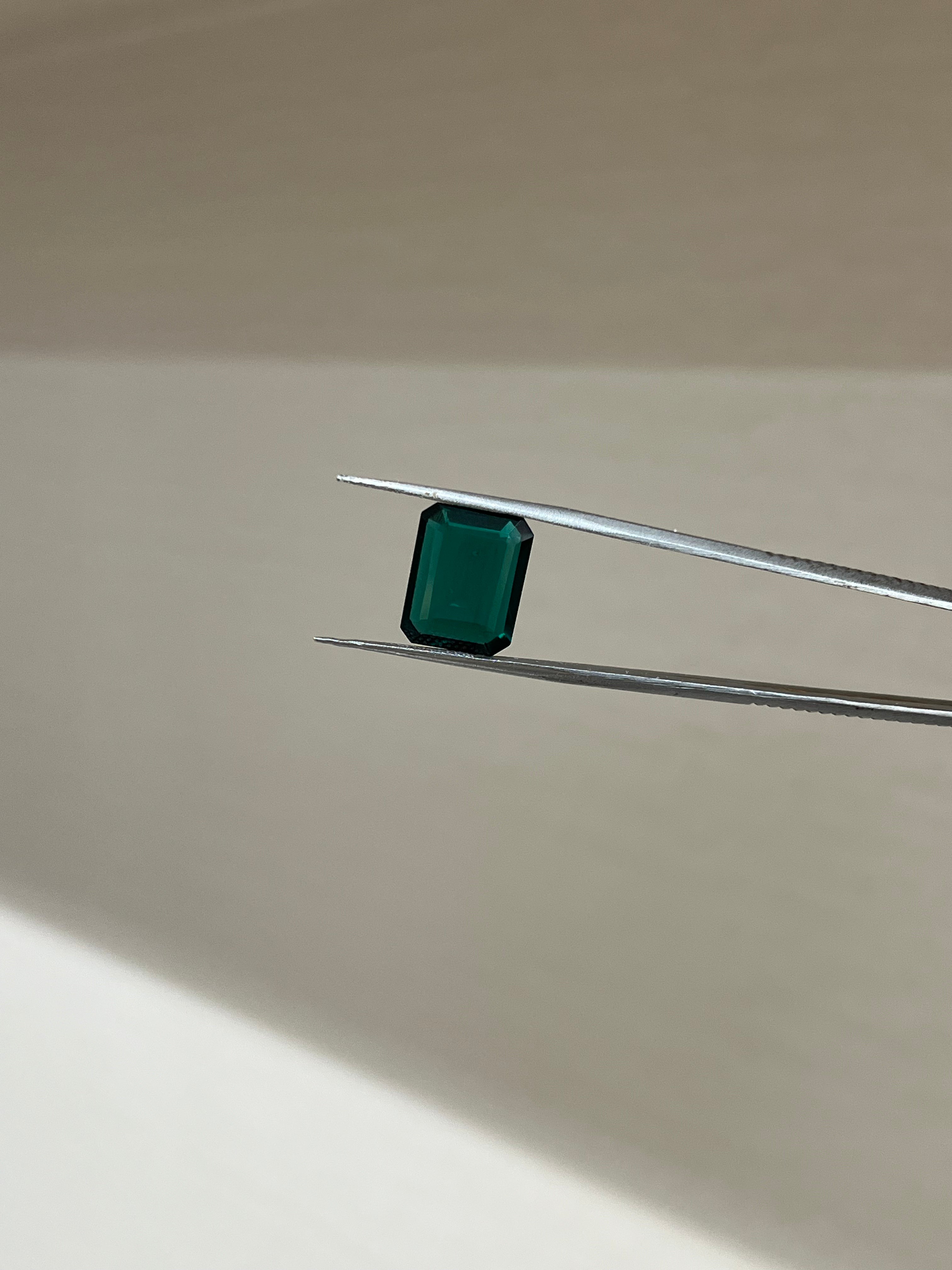 Lab Grown Zambian Emerald Emerald Shape 5.85ct | Exquisite Gemstones - Fiona Diamonds - Fiona Diamonds