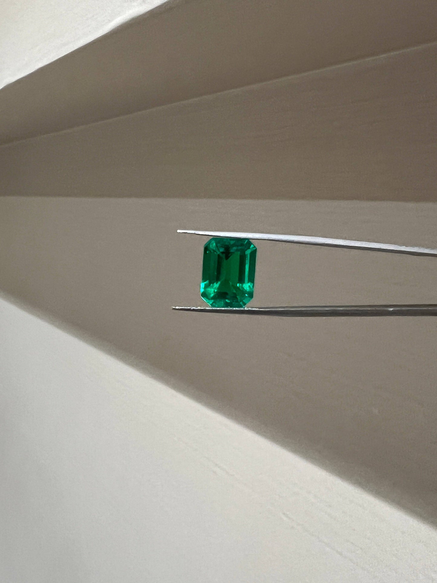 Lab Grown Colombian Emerald Emerald Shape 6.4ct | Exquisite Gemstones - Fiona Diamonds - Fiona Diamonds