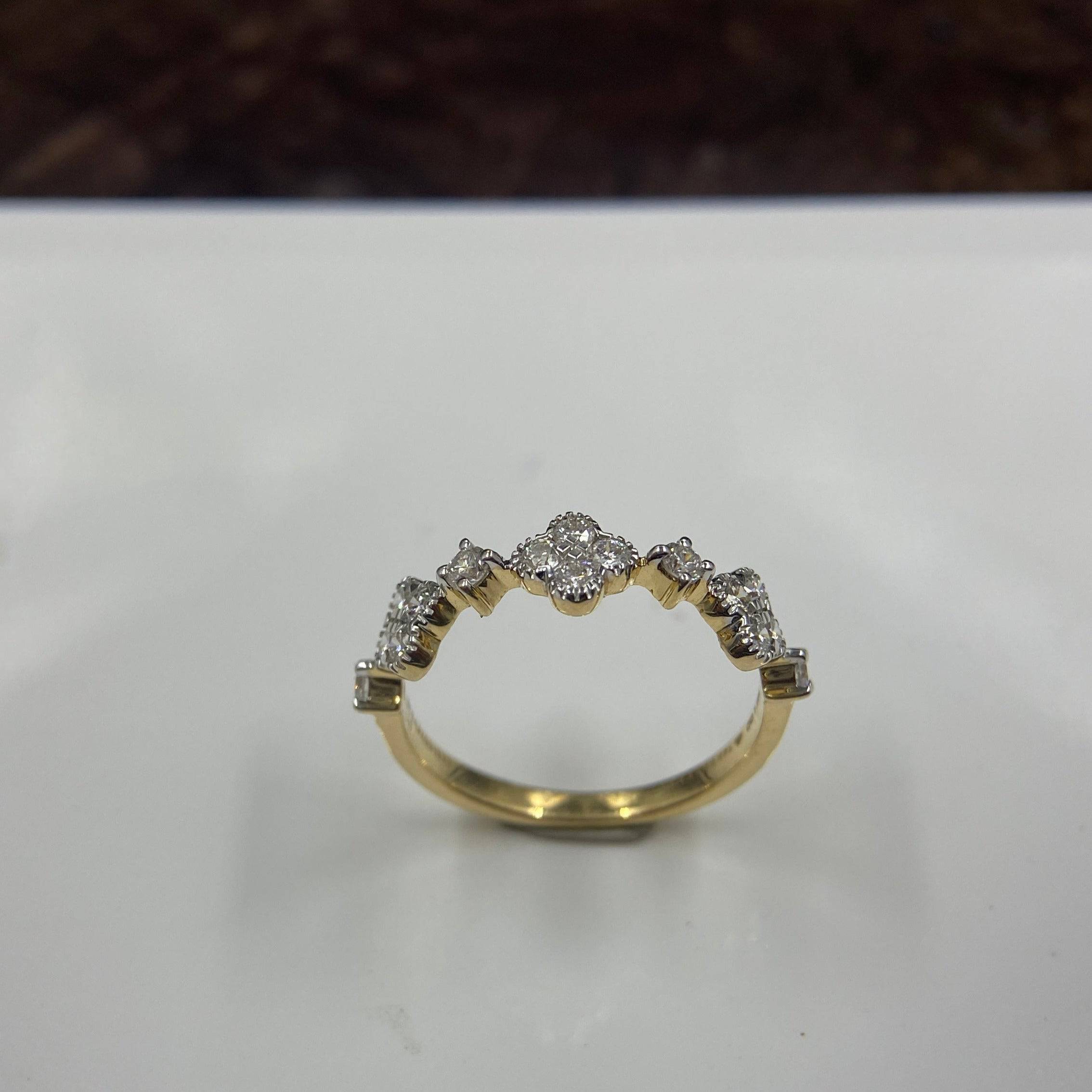 Mellifluous Lab Diamond Ring - Fiona Diamonds - Fiona Diamonds
