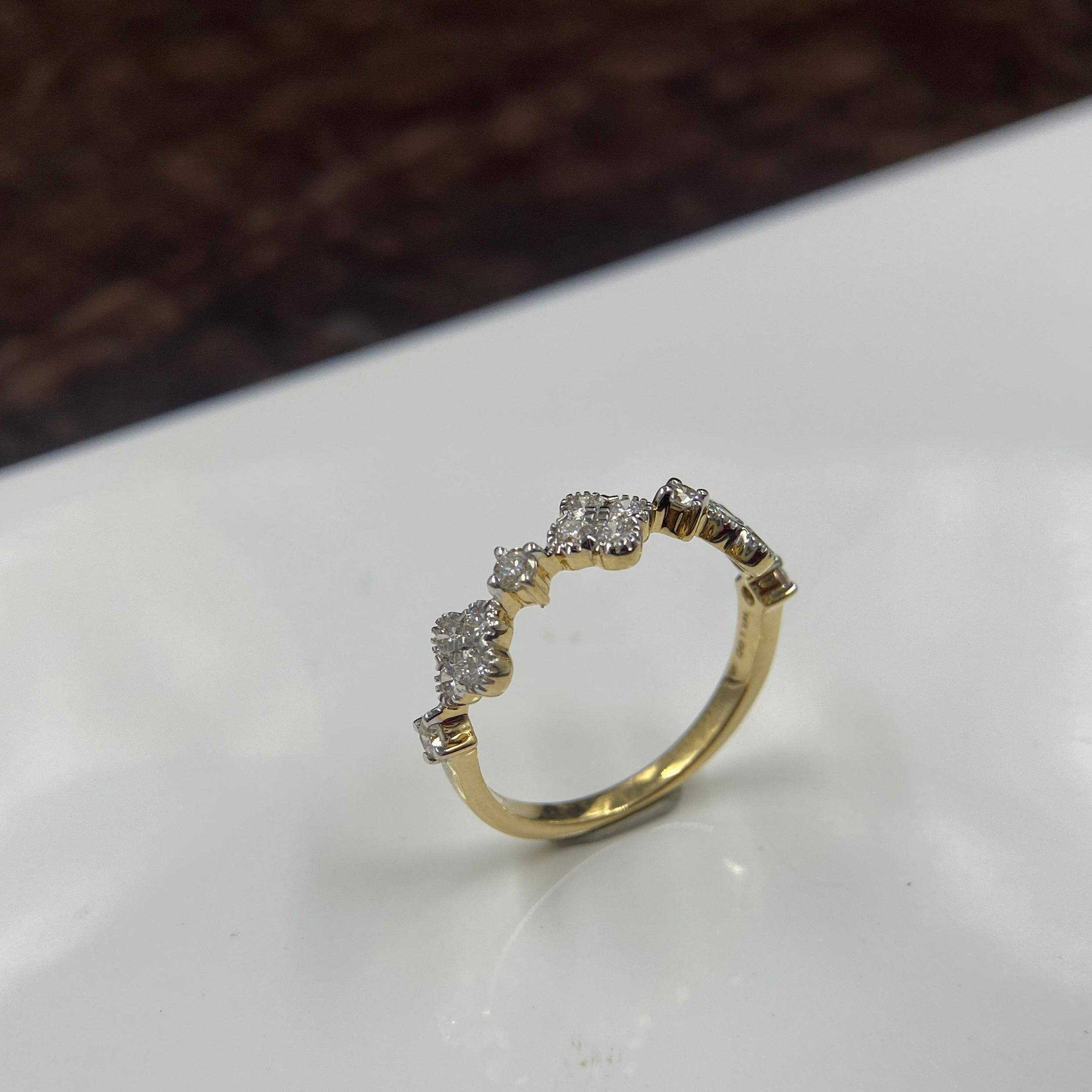 Mellifluous Lab Diamond Ring - Fiona Diamonds - Fiona Diamonds