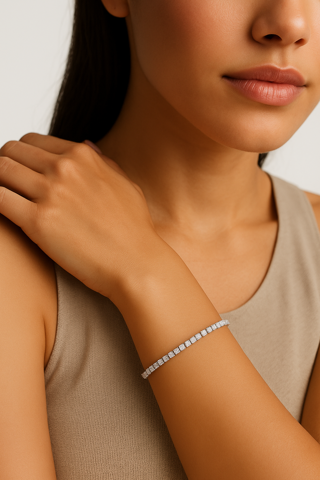 Luxe Locket Moissanite Bracelet