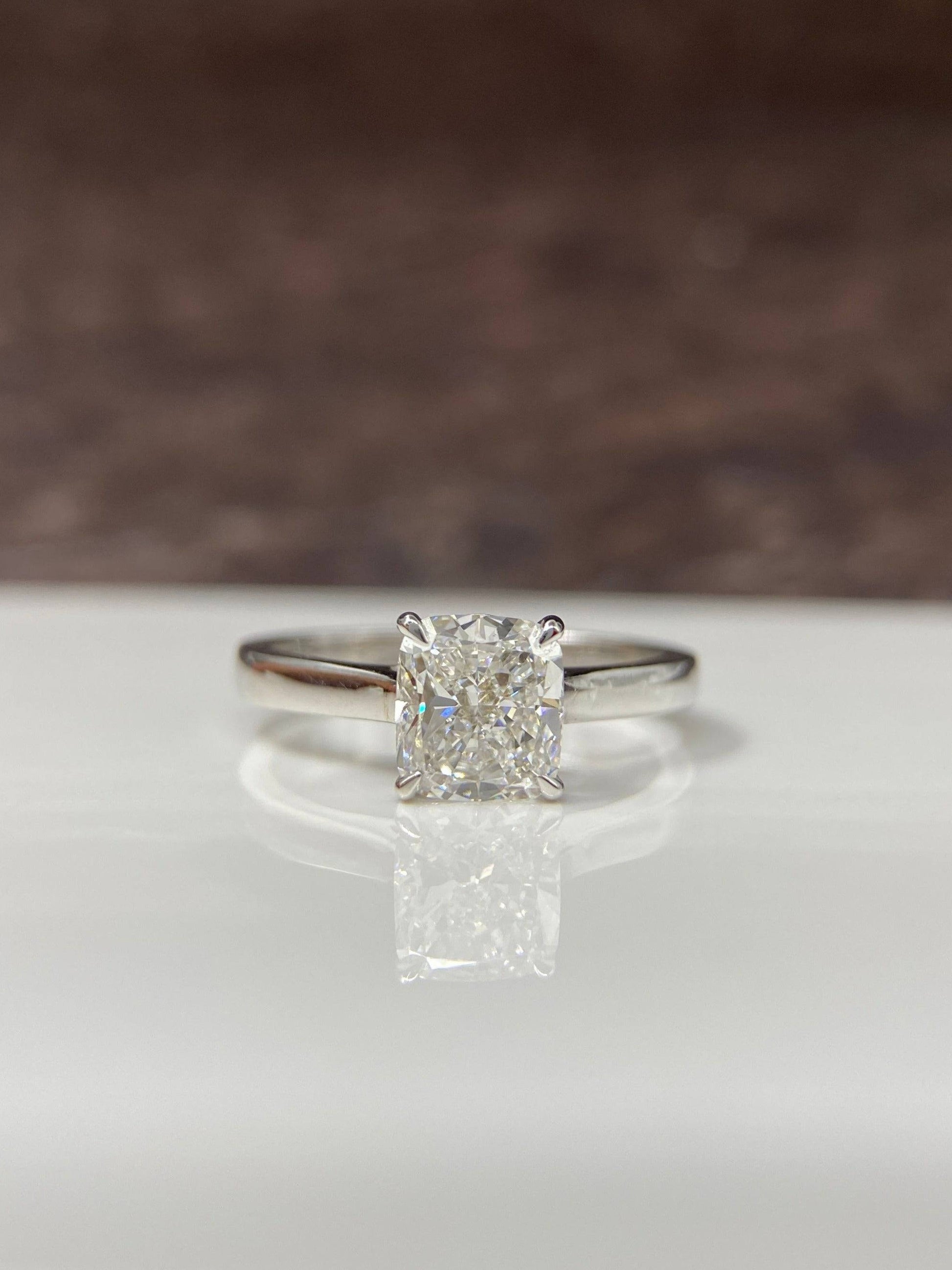 Lustrosa 2ct Lab Grown Diamond Ring - Lustrous Elegance - Fiona Diamonds - Fiona Diamonds
