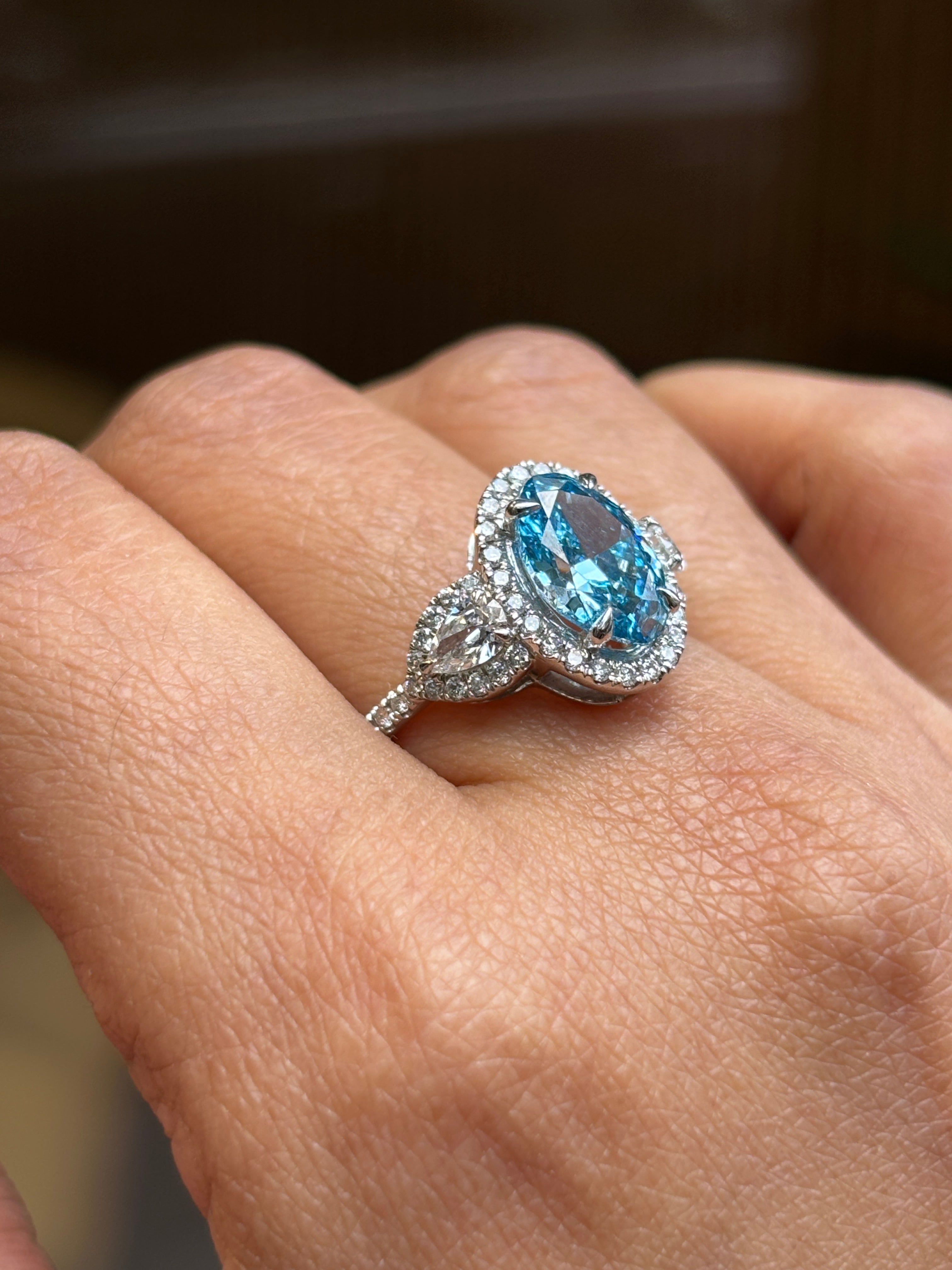 Zephyra Lab Grown Diamond Ring – Radiant & Unique - Fiona Diamonds - Fiona Diamonds