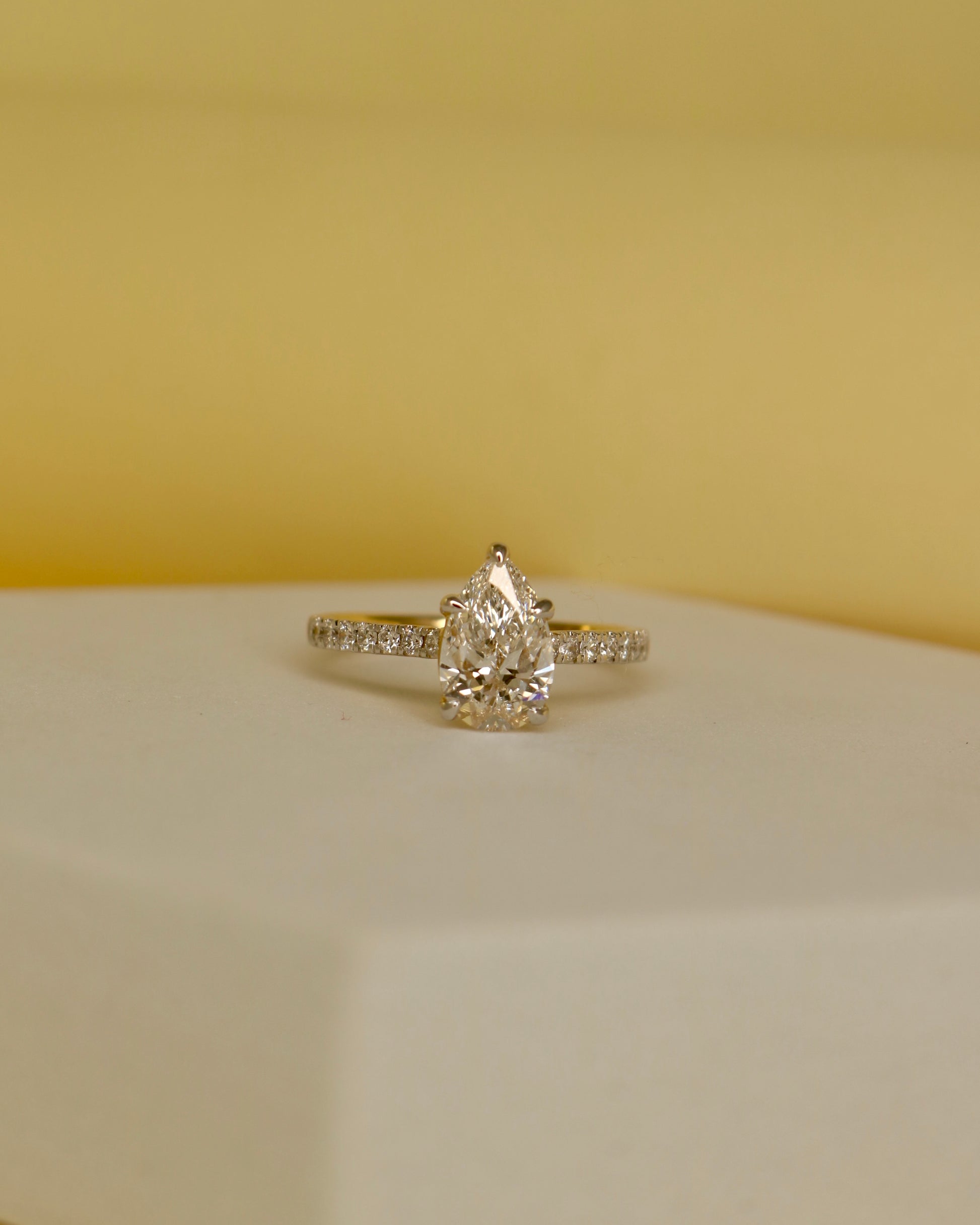 Elvielle 1.5ct Lab Grown Diamond Ring – Radiant & Chic - Fiona Diamonds - Fiona Diamonds