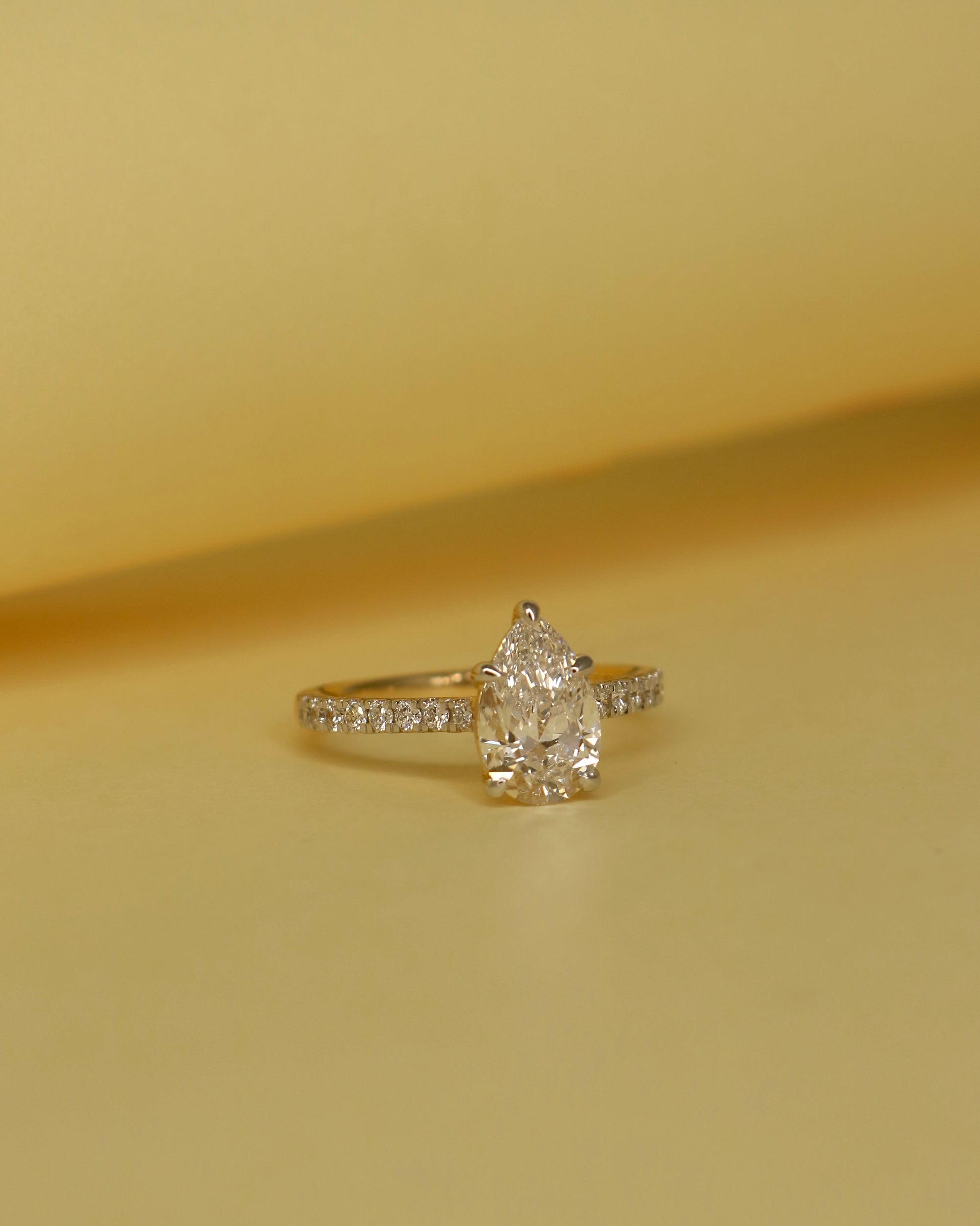 Elvielle 1.5ct Lab Grown Diamond Ring – Radiant & Chic - Fiona Diamonds - Fiona Diamonds