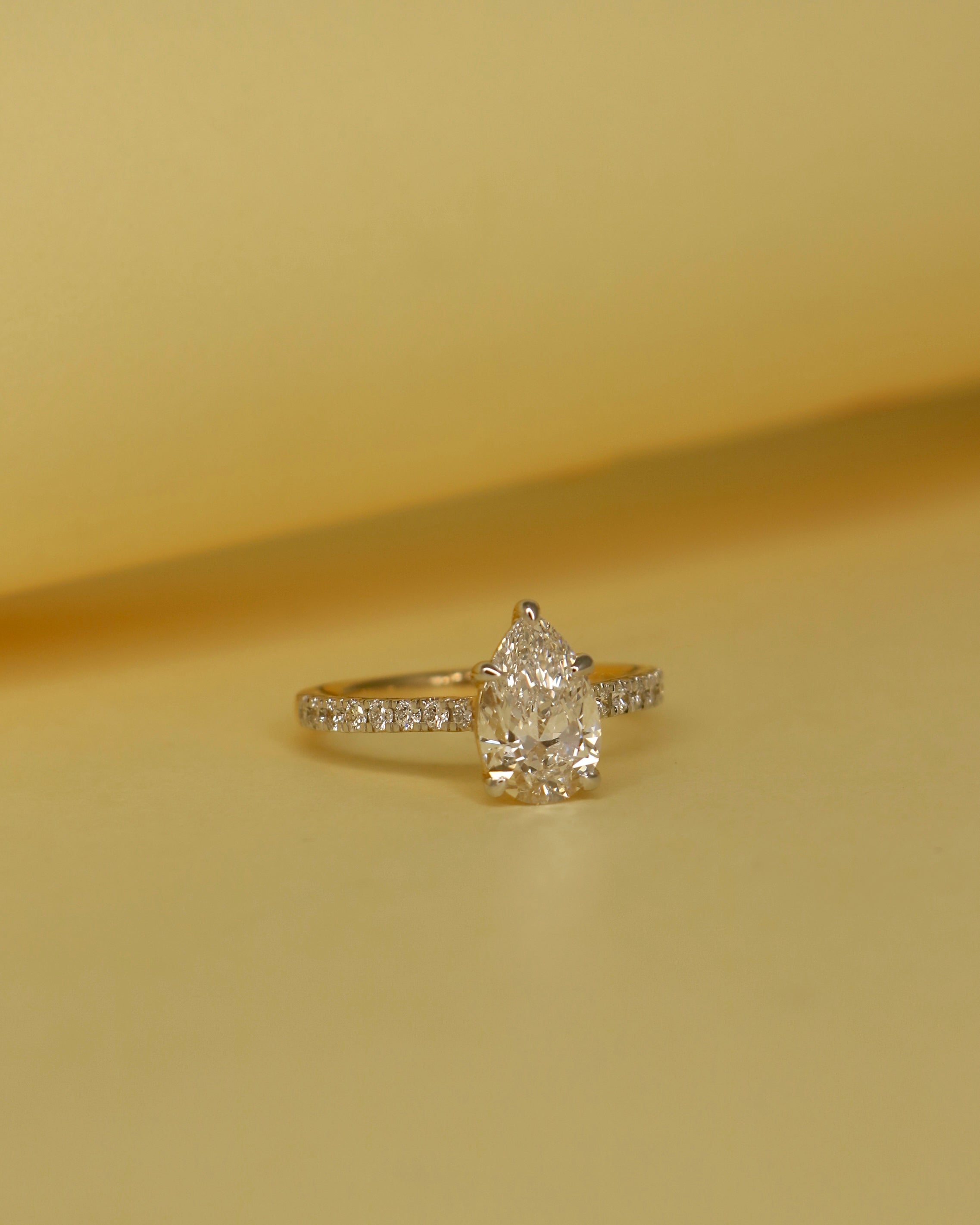Elvielle 1.5ct Lab Grown Diamond Ring – Radiant & Chic - Fiona Diamonds - Fiona Diamonds