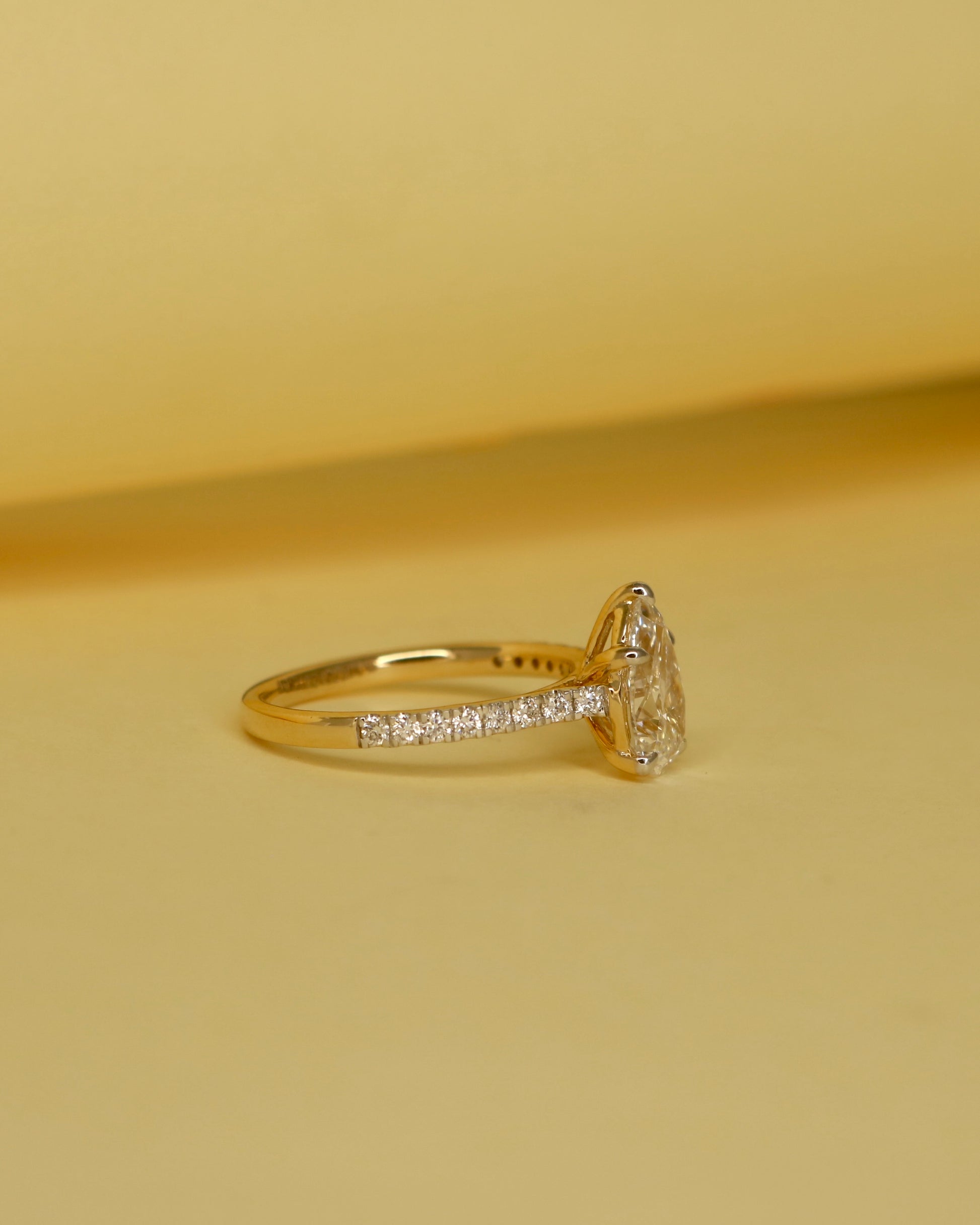 Elvielle 1.5ct Lab Grown Diamond Ring – Radiant & Chic - Fiona Diamonds - Fiona Diamonds