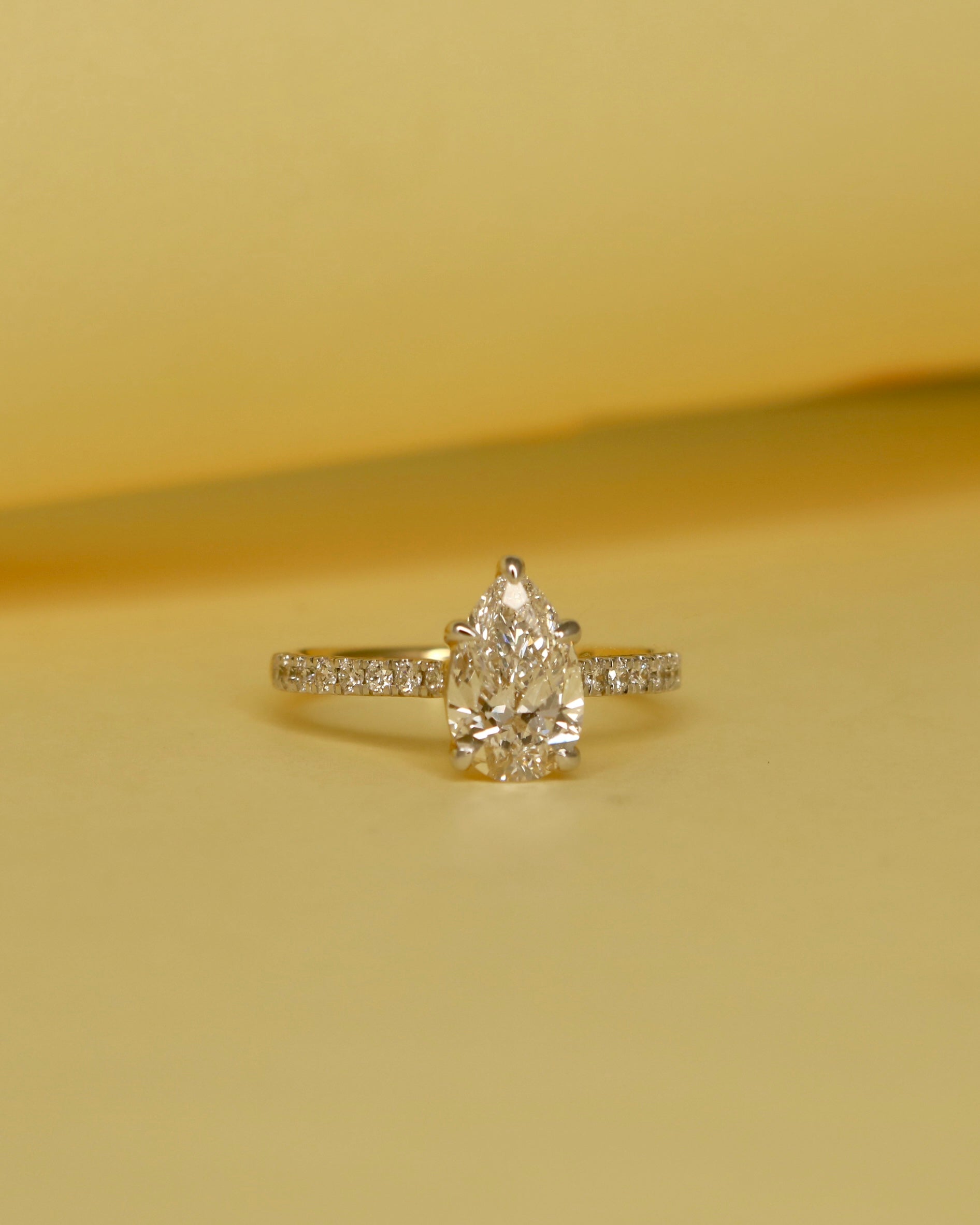Elvielle 1.5ct Lab Grown Diamond Ring – Radiant & Chic - Fiona Diamonds - Fiona Diamonds