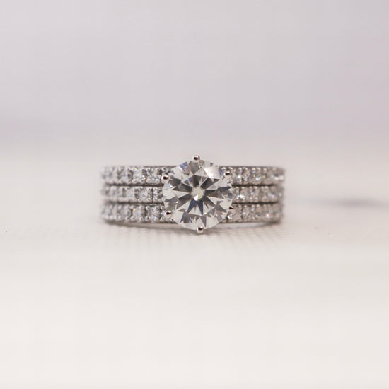 Anary 1.80ct Moissanite Stackable Ring